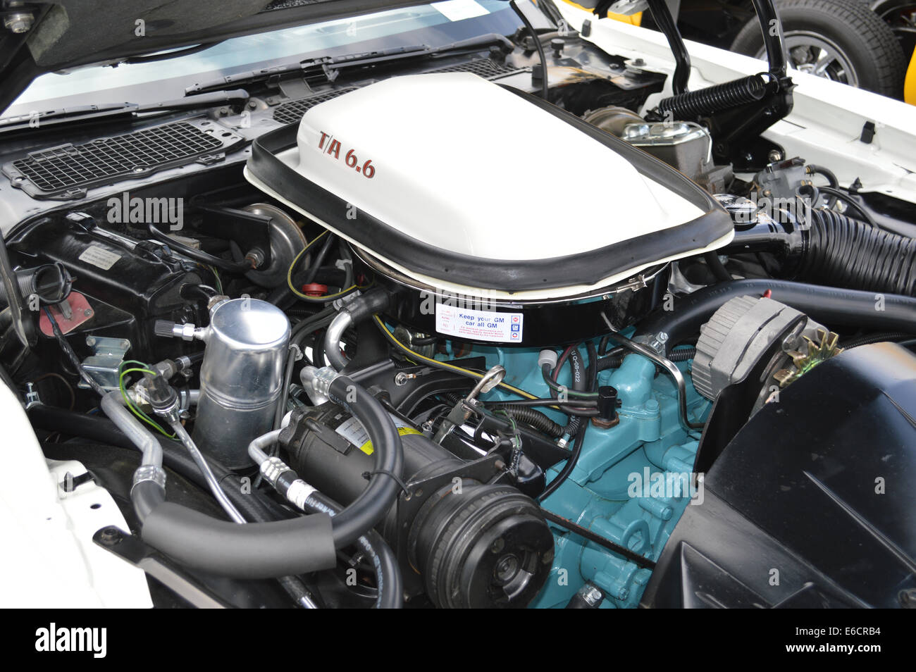Pontiac Trans Am 6.6 Motor Stockfotografie Alamy