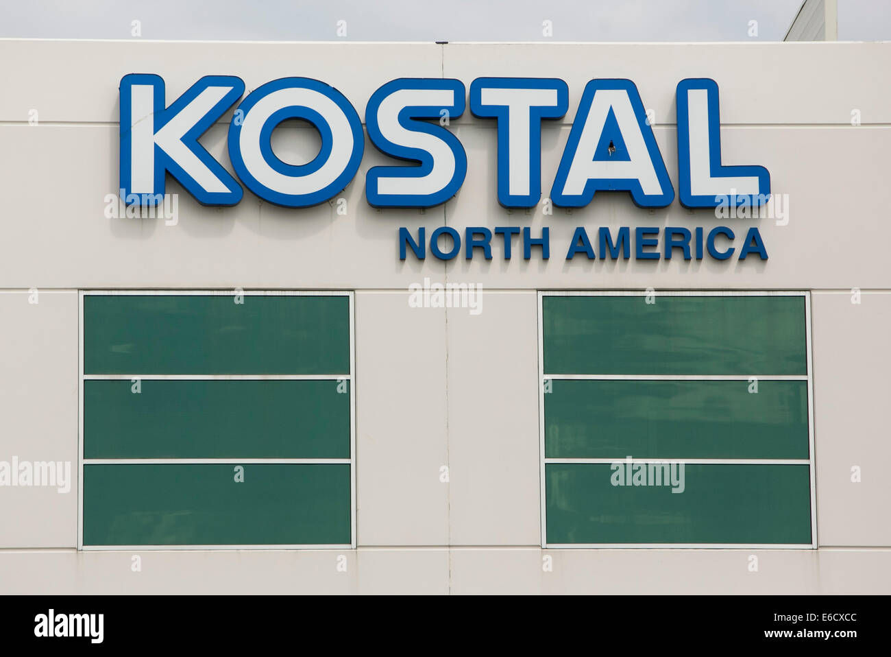 Eine Anlage von Auto-Teile-Hersteller Kostal North America in Troy, Michigan besetzt. Stockfoto