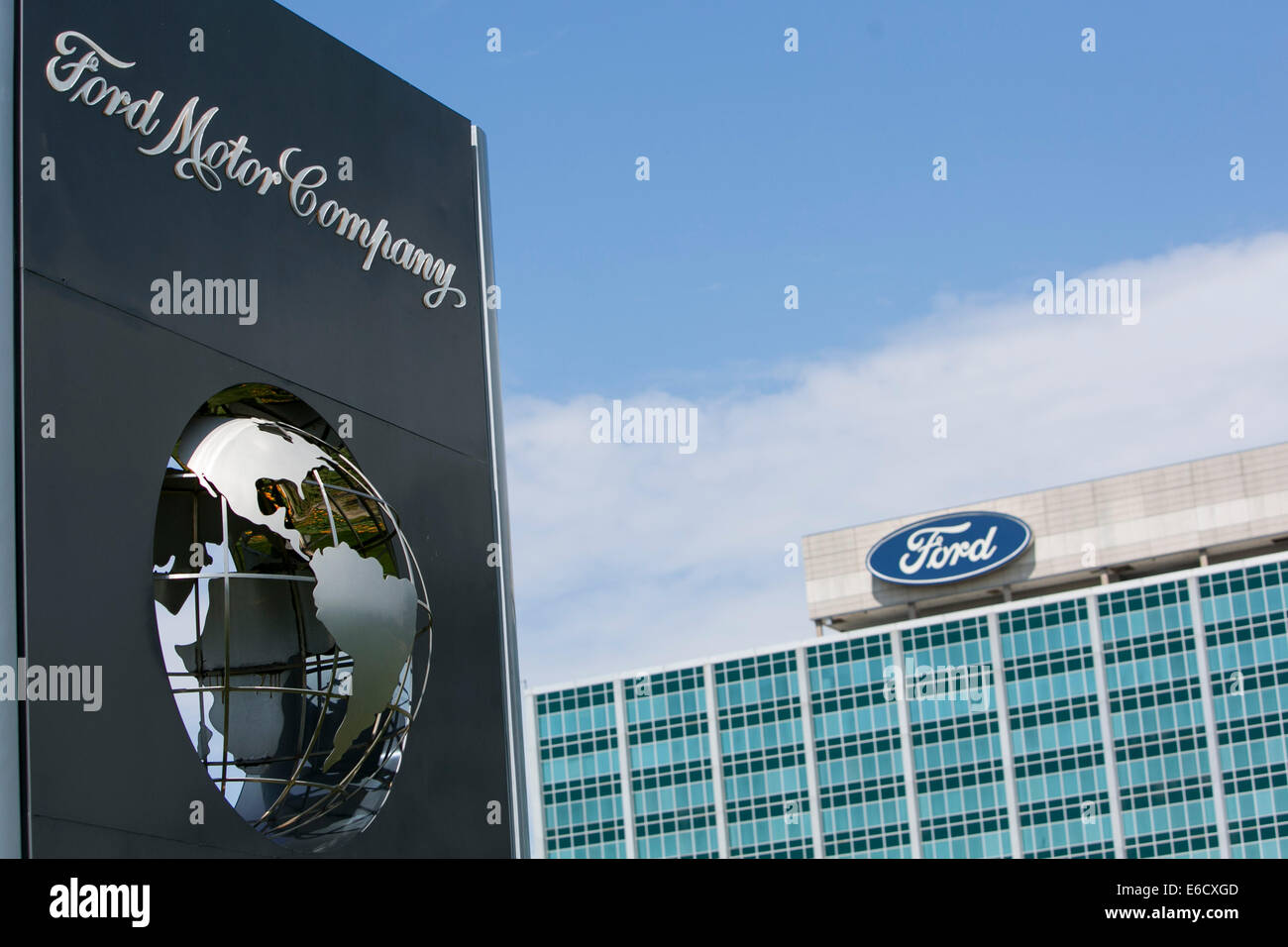Der Sitz der Ford Motor Company in Dearborn, Michigan. Stockfoto