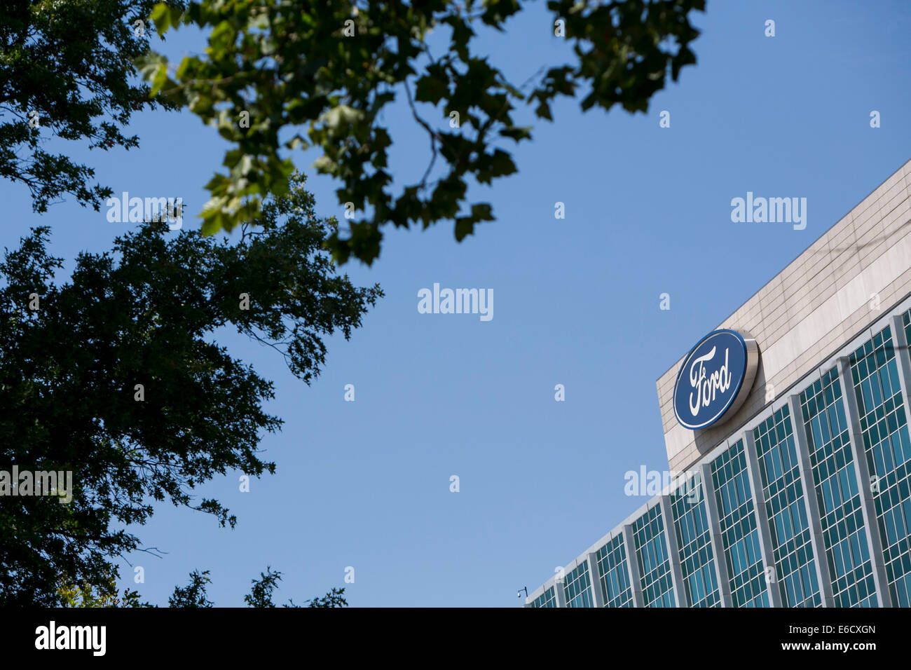 Der Sitz der Ford Motor Company in Dearborn, Michigan. Stockfoto