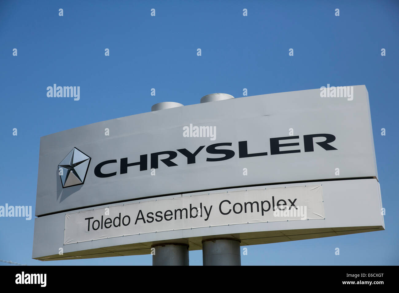 Der Chrysler Toledo Montage Komplex in Toledo, Ohio. Der Produktionsstandort der Jeep-Fahrzeuge. Stockfoto