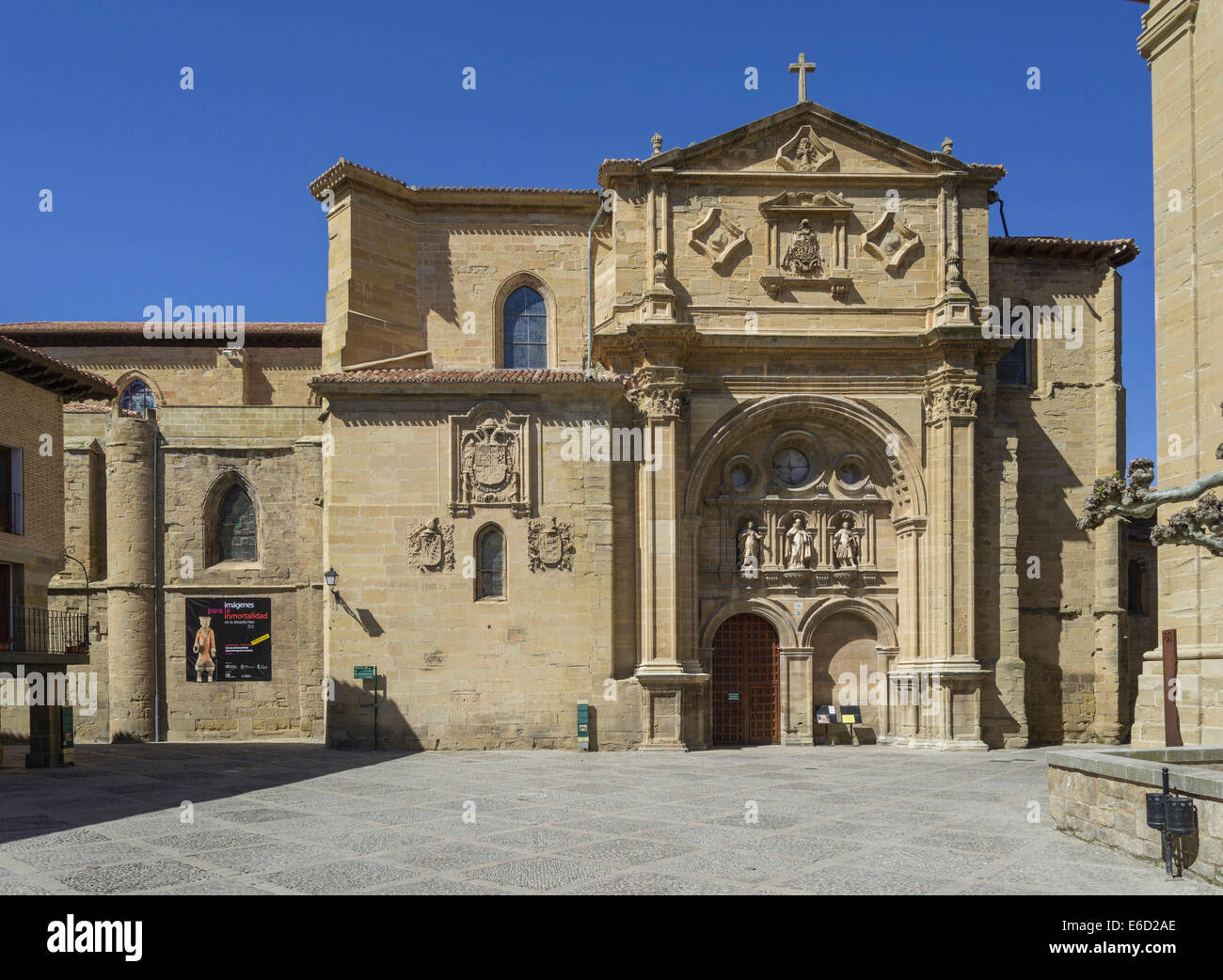 Die Kathedrale von Santo Domingo de la Calzada Santo Domingo de la Calzada, La Rioja, Spanien Stockfoto