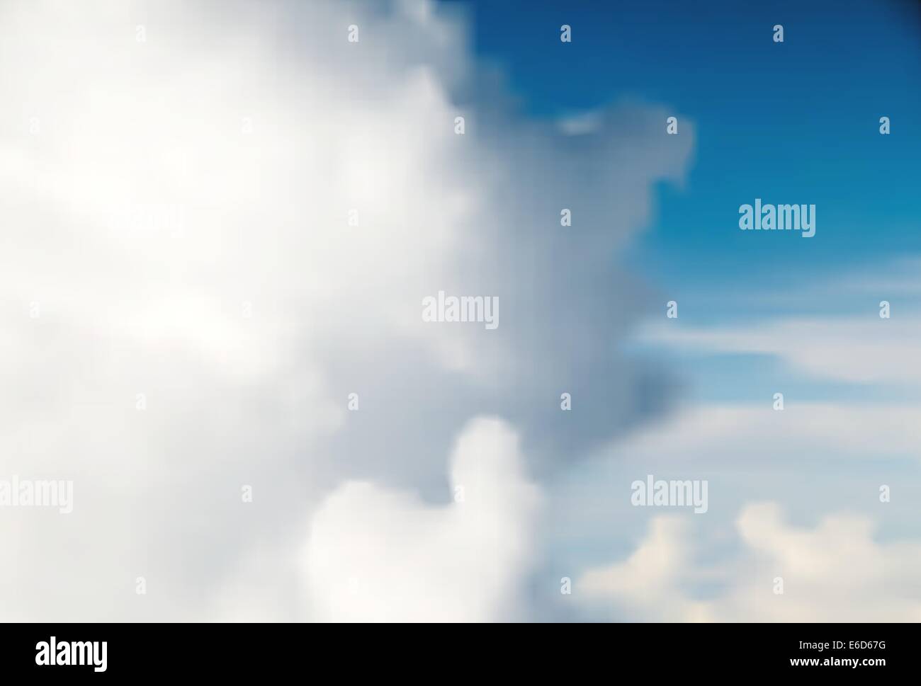 Bearbeitbares Vektor Hintergrund Wolken und blauer Himmel mit ein Verlaufsgitter gemacht Stock Vektor