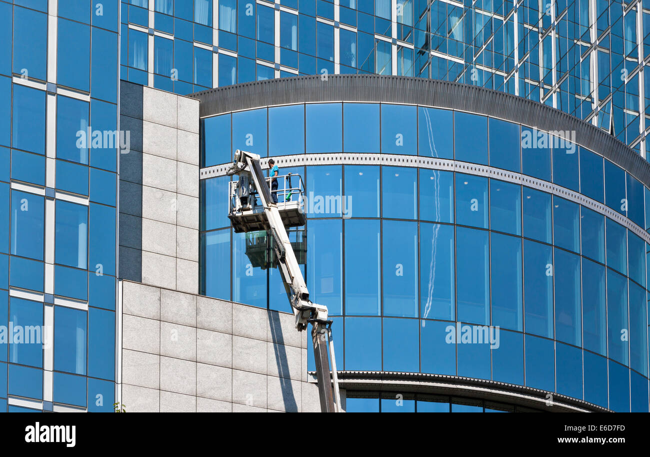 Fensterputzer symbol Stockfotos und -bilder Kaufen - Alamy