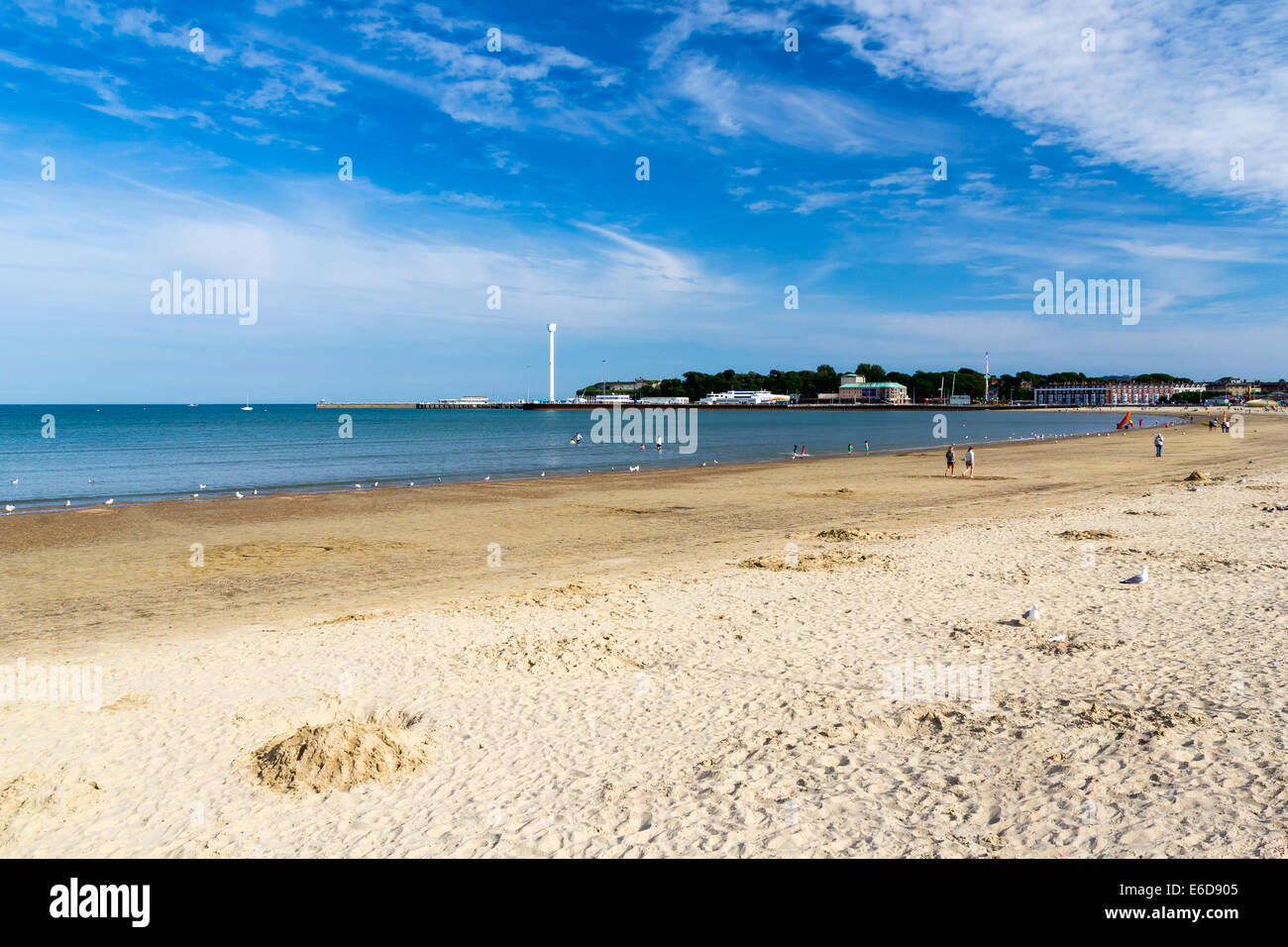 Strand von Weymouth Dorset England UK Europa Stockfoto