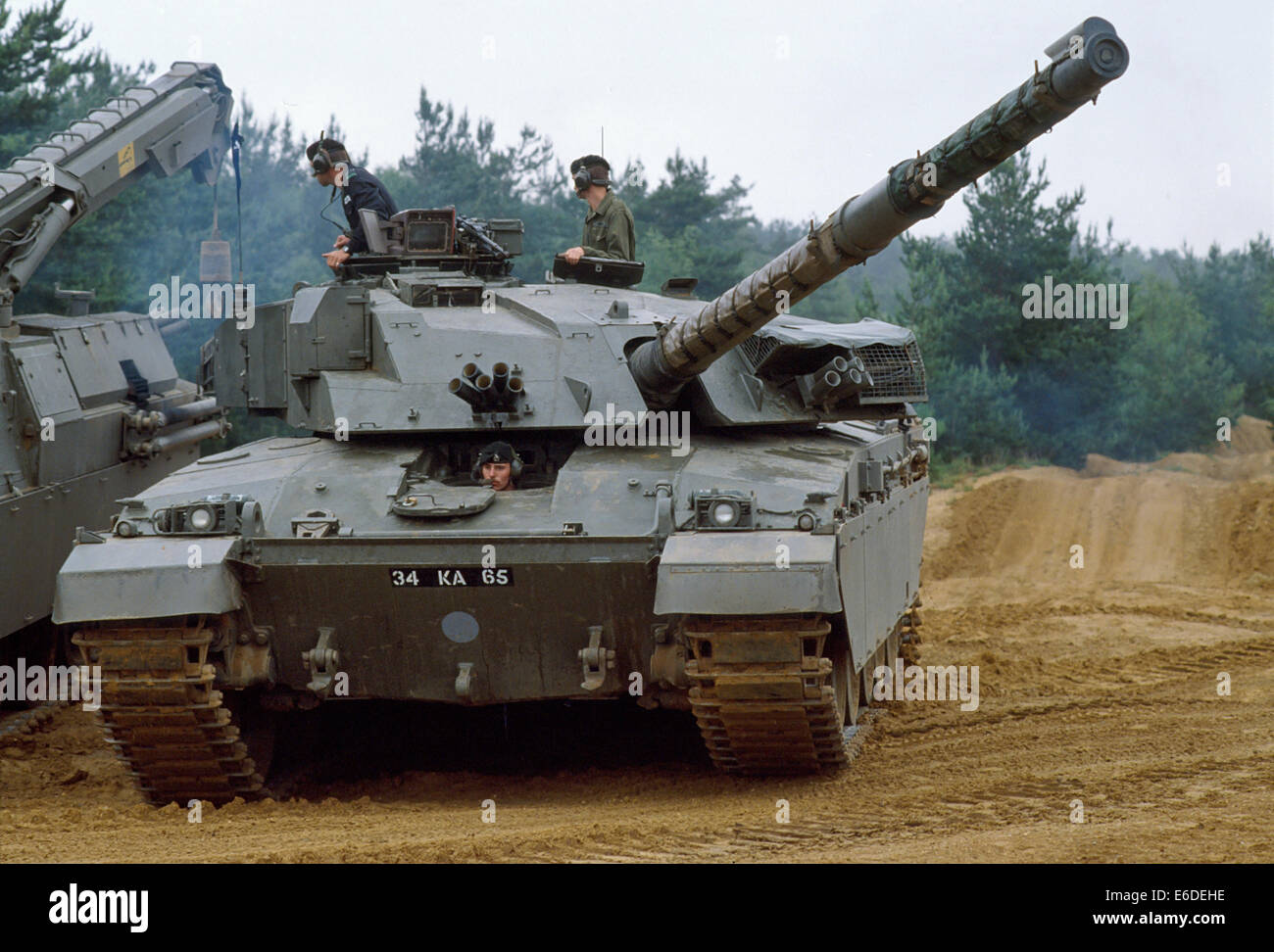 Königliche Armee, "Challenger" tank Stockfoto