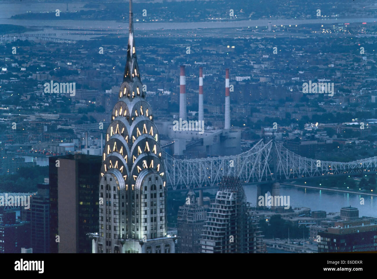 New York (USA), das Chrysler Building Stockfoto