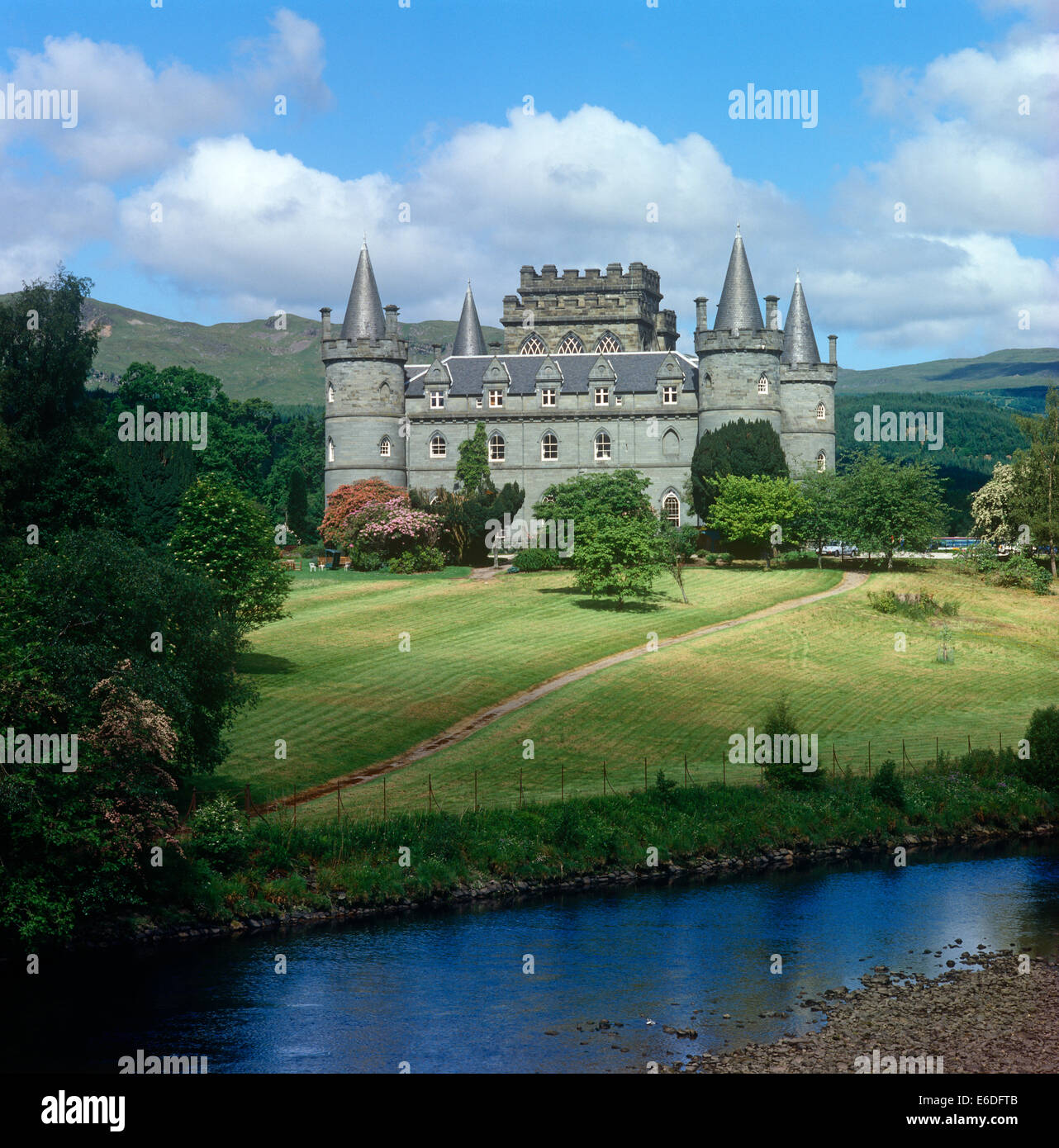 Inveray Schloss Schottland, Vereinigtes Königreich Stockfoto