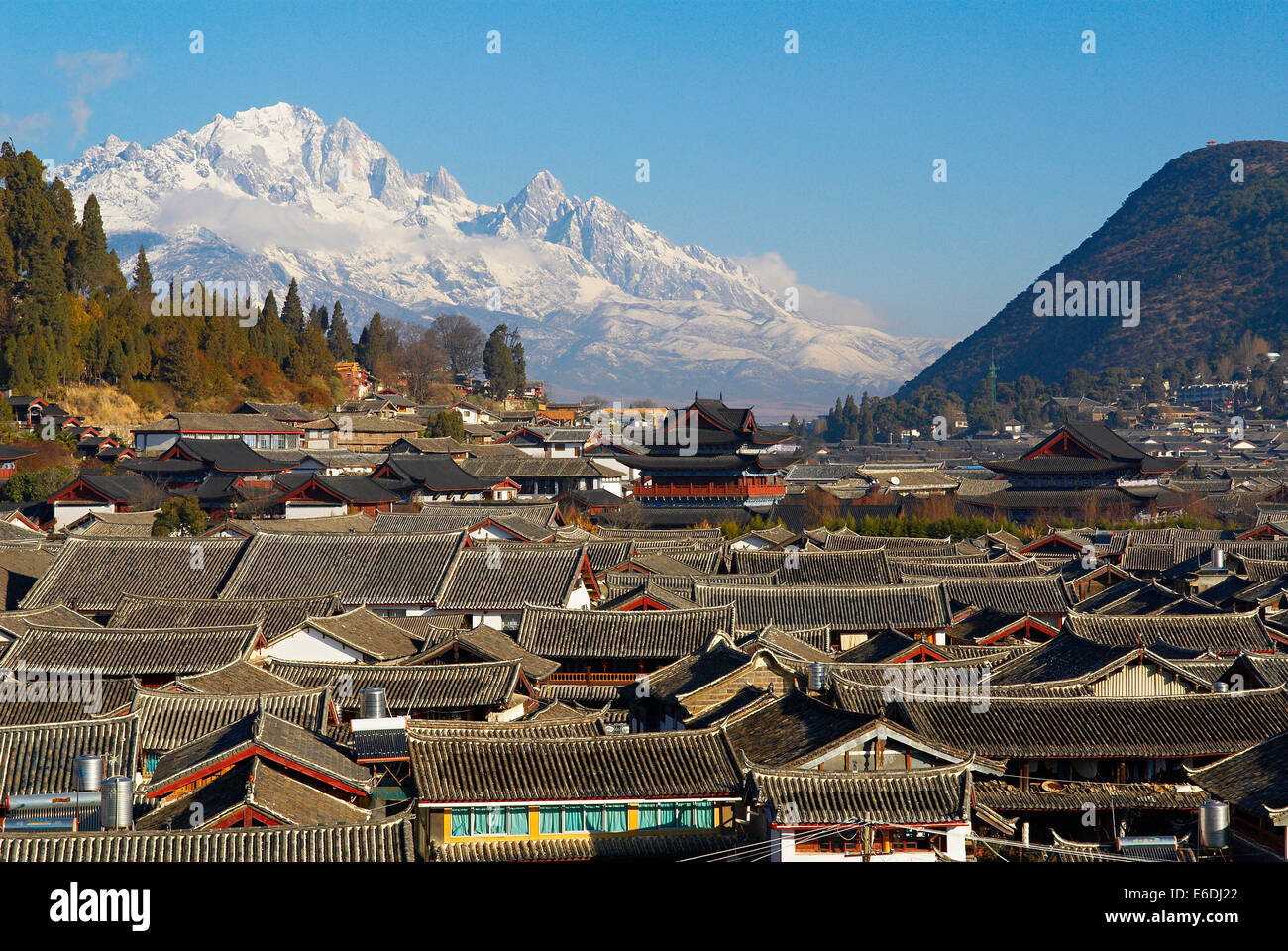 China. Provinz Yunnan. Stadt Lijiang. UNESCO-Welterbe. Stockfoto