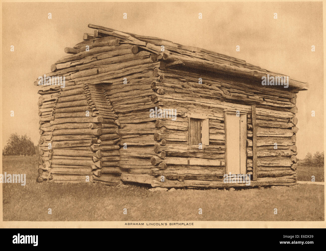 Abraham Lincoln Log Cabin Stockfotos Und -Bilder Kaufen - Alamy
