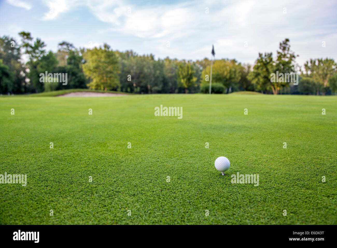 Golfball Stockfoto