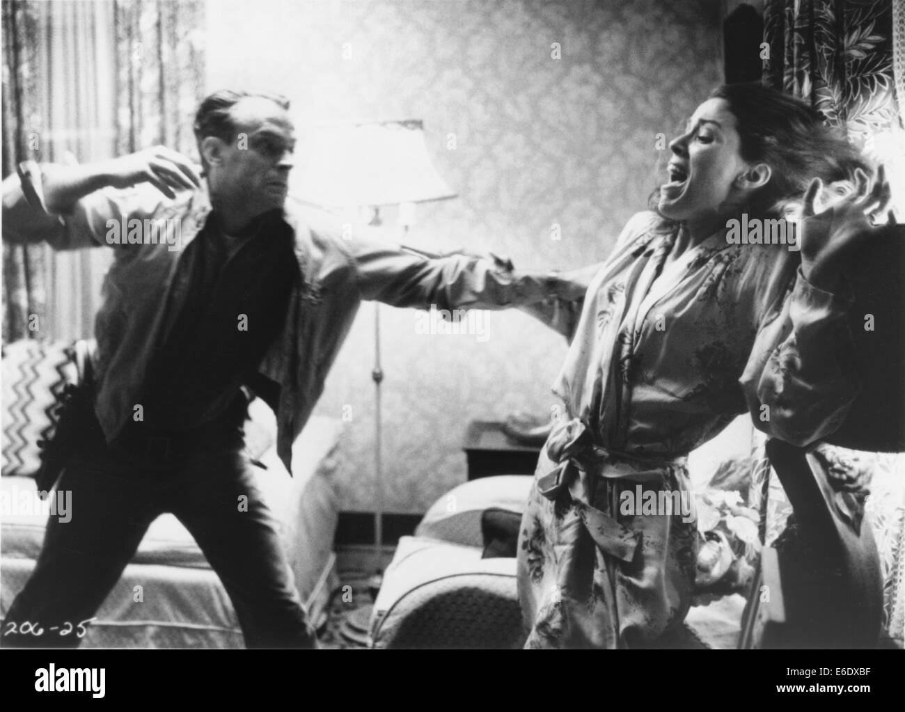Brad Dourif und Frances McDormand, am Set des Films, "Mississippi Burning", 1988 Stockfoto