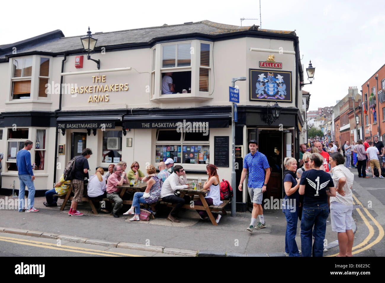 Die Korbmacher Arme Wirtshaus in Brighton, Sussex UK Stockfoto