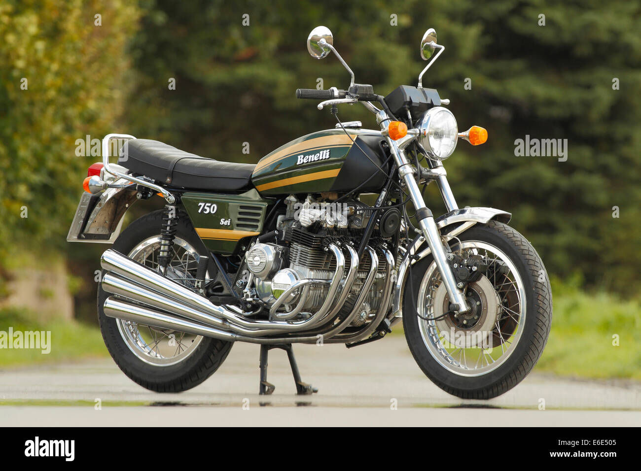Motorrad, Benelli 750 Sei Stockfotografie - Alamy