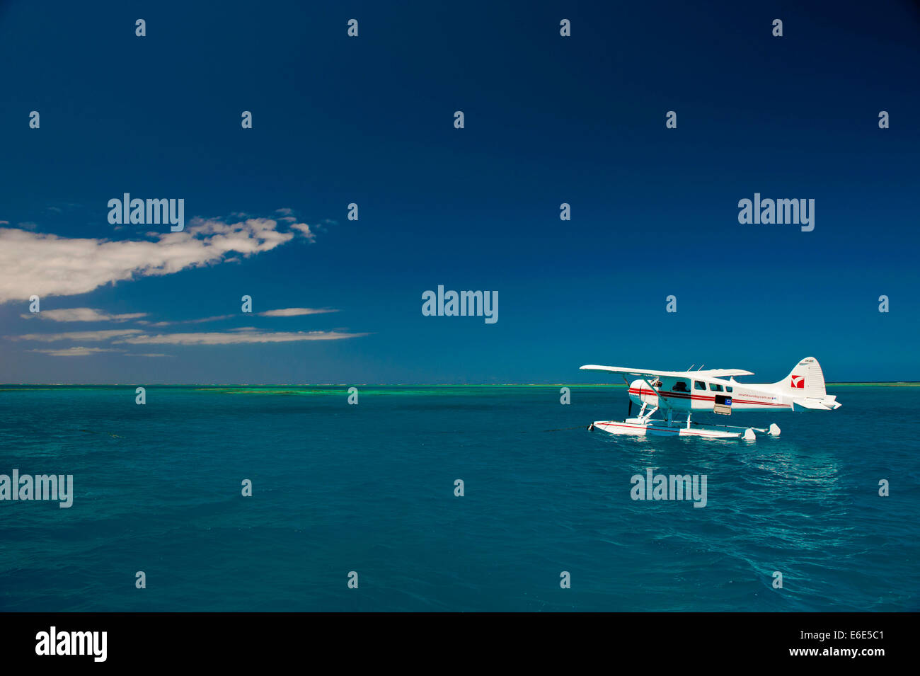 Waterplane, Great Barrier Reef, UNESCO-Weltkulturerbe, Queensland, Australien Stockfoto