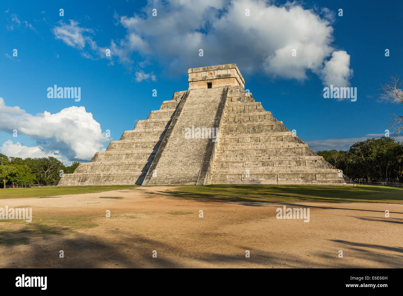 Pyramide des Kukulkan Chichen Itza, Mexiko Stockfoto