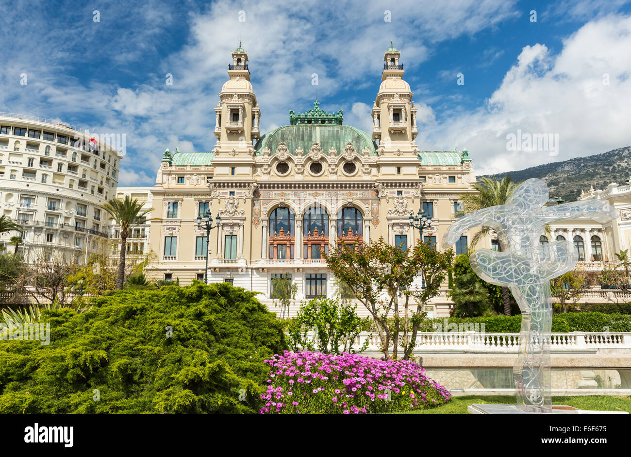 Salle Garnier Oper von Monte Carlo Stockfoto