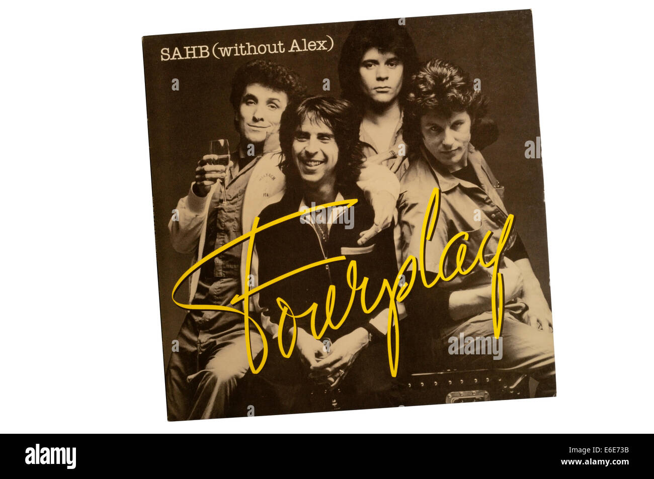 Fourplay, veröffentlicht im Jahr 1977 wurde das achte Album von The Sensational Alex Harvey Band und zunächst ohne Alex Harvey erfolgen. Stockfoto