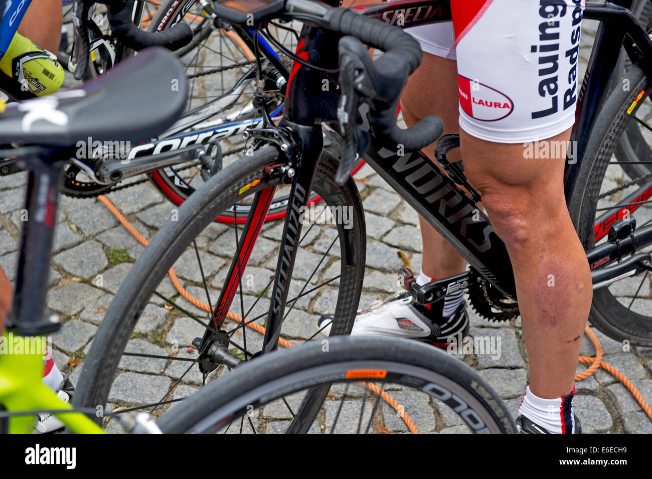 Radrennen, Radrennen, Stockfoto