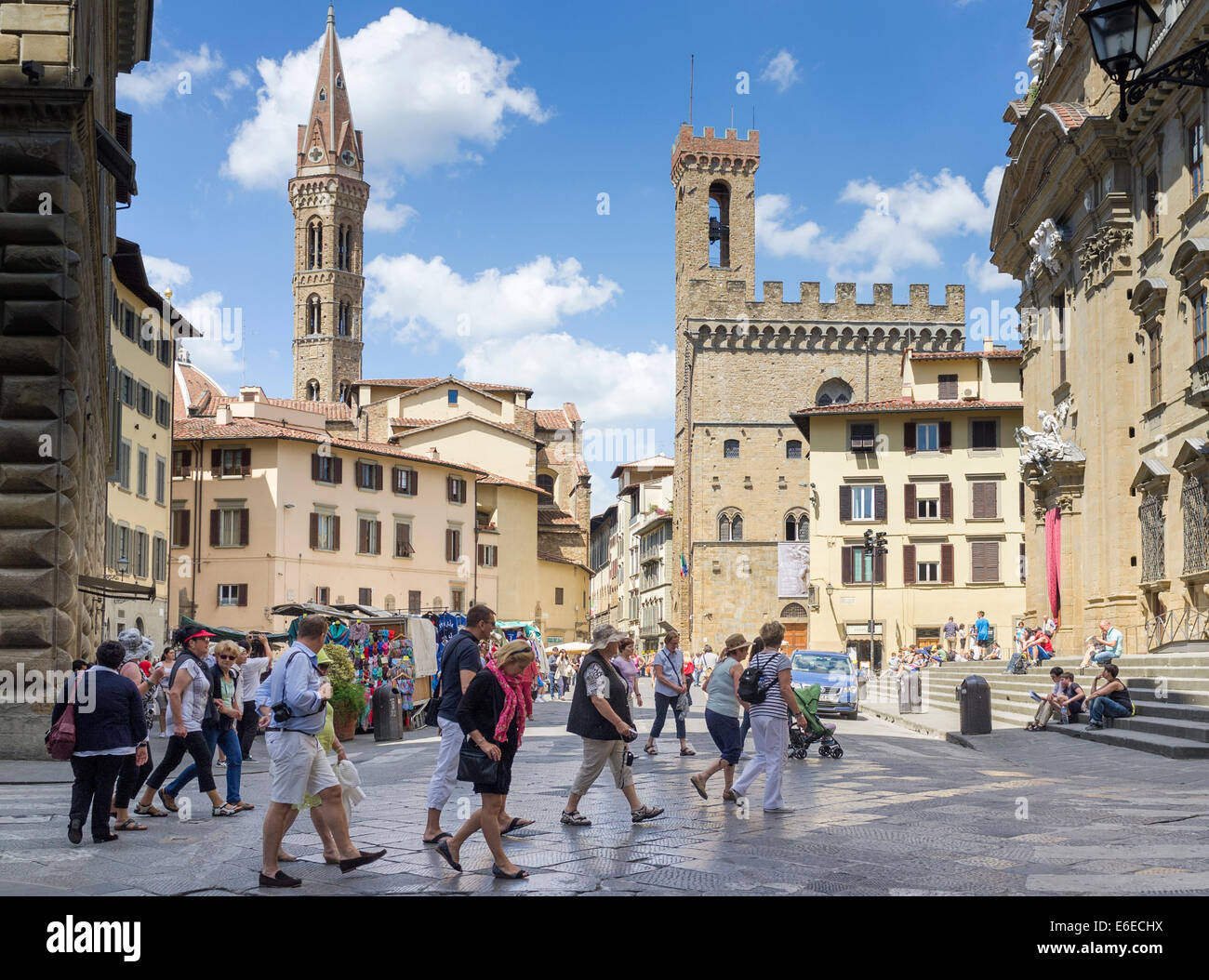 Piazza di San Firenze Stockfoto
