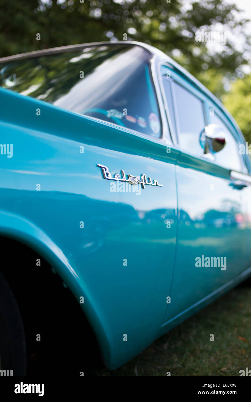1960 Chevrolet Bel Air. Chevy. Amerikanische Oldtimer. Selektiven Fokus Stockfoto