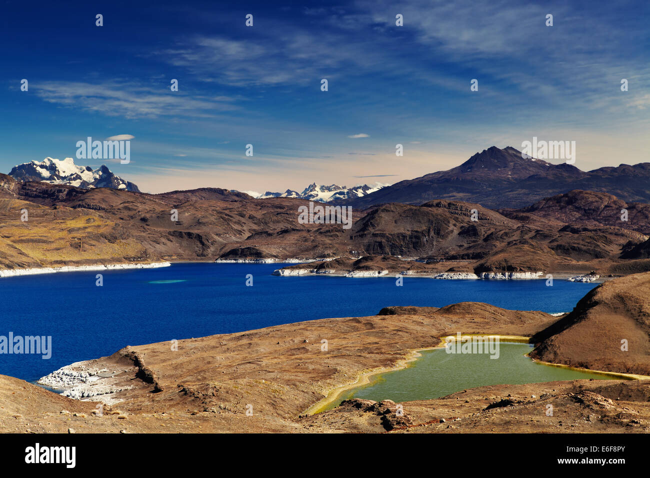 Sarmiento See, Torres del Paine Nationalpark, Patagonien, Chile Stockfoto