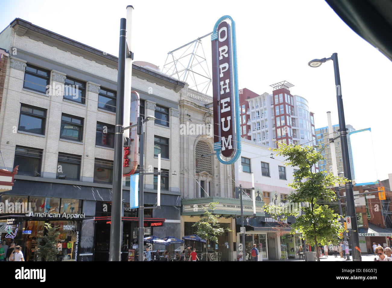 Vancouver Orpheum Theater Stockfoto