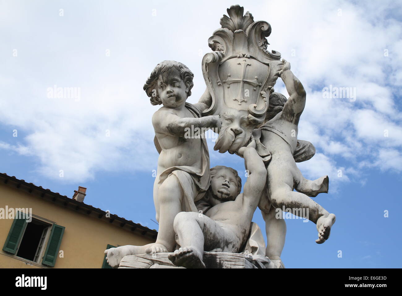 Pisa Turm Engel Stockfoto