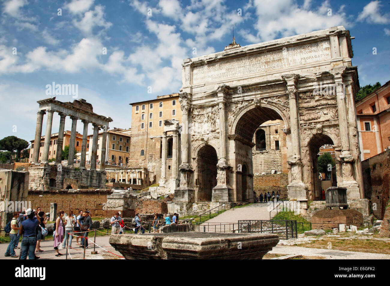 Forum Romanum Stockfoto