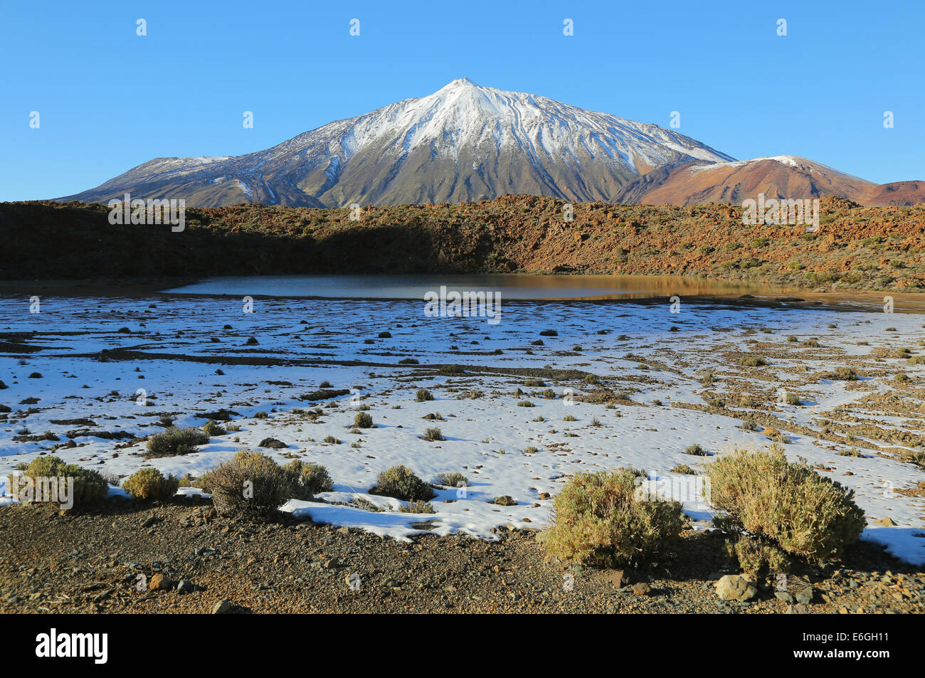 Malerische Aussicht auf den Teide, Teneriffa, Kanarische Inseln Stockfoto