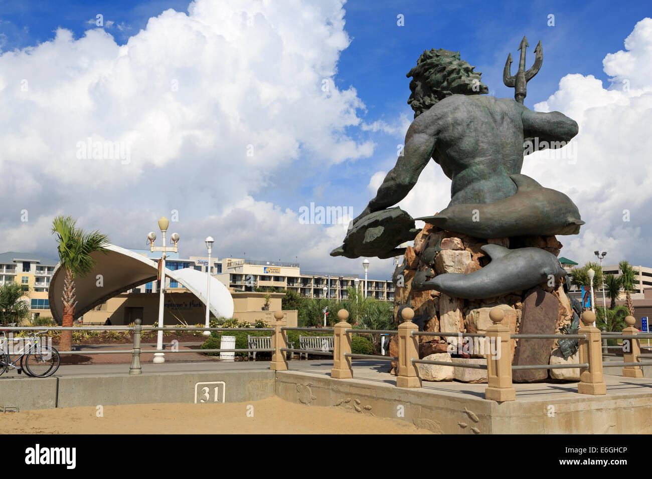 Neptune Park, Virginia Beach, Virginia, USA Stockfotografie Alamy