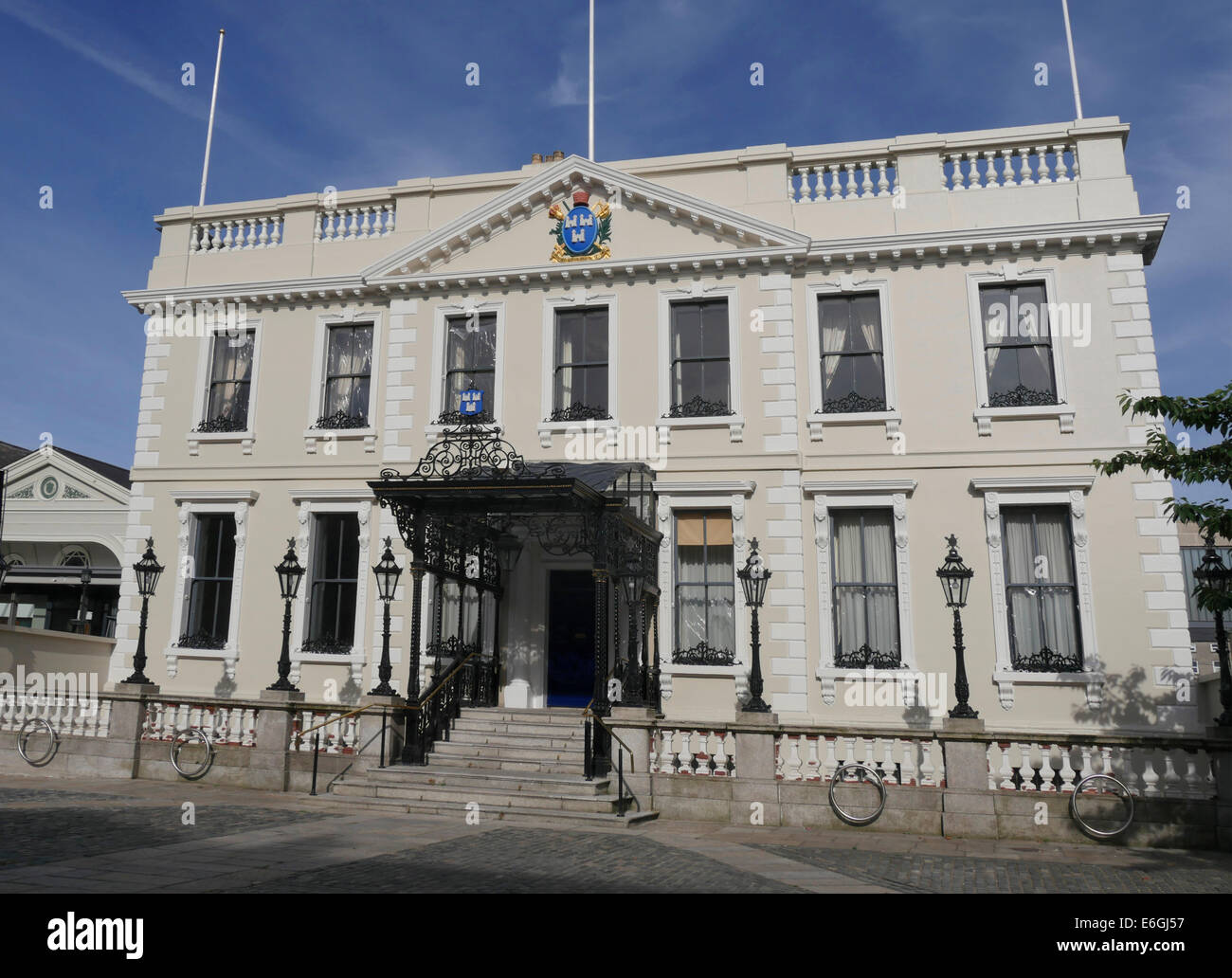 Mansion House, Residenz des Lord Bürgermeister von Dublin, Republik Irland Stockfoto