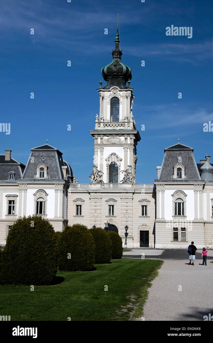 Fassade des Palais Festetics in Keszthely am See, Österreich Stockfoto