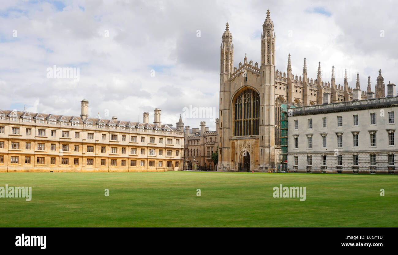 Kings College Gelände, Universität Cambridge, Cambridge England Stockfoto