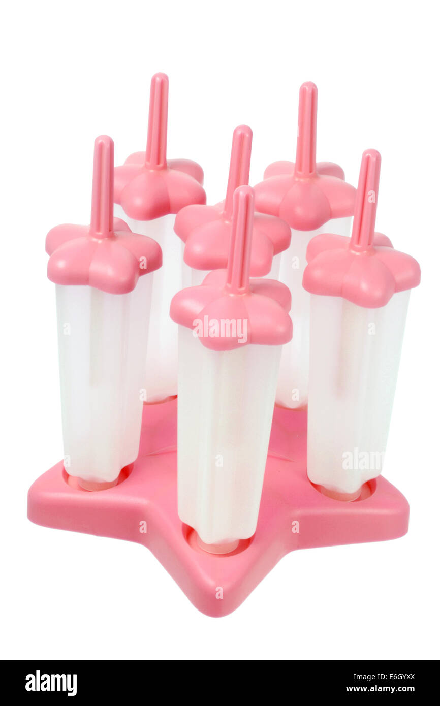 Eis am Stiel-Formen Stockfoto