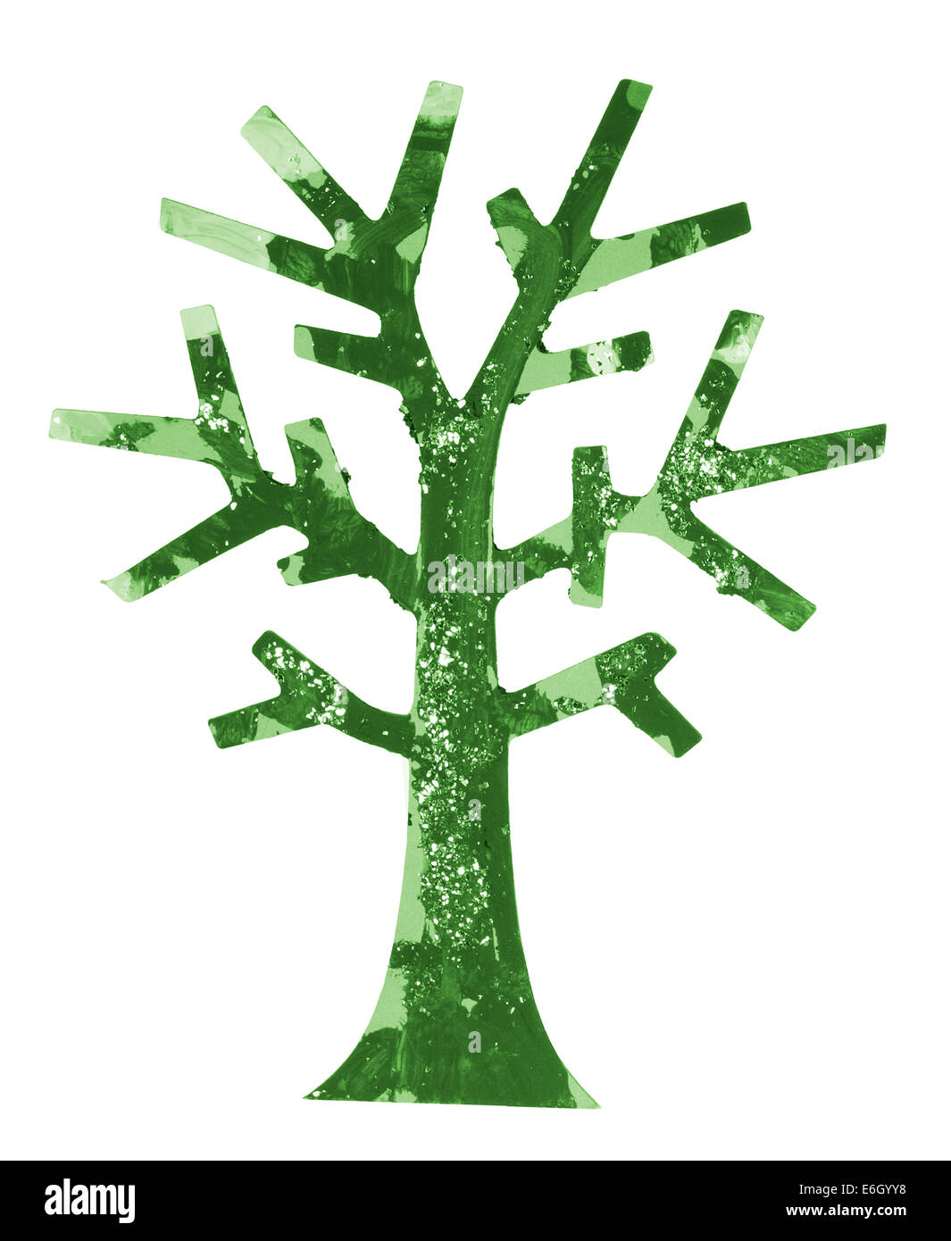 Miniatur-Tree Ornament Stockfoto