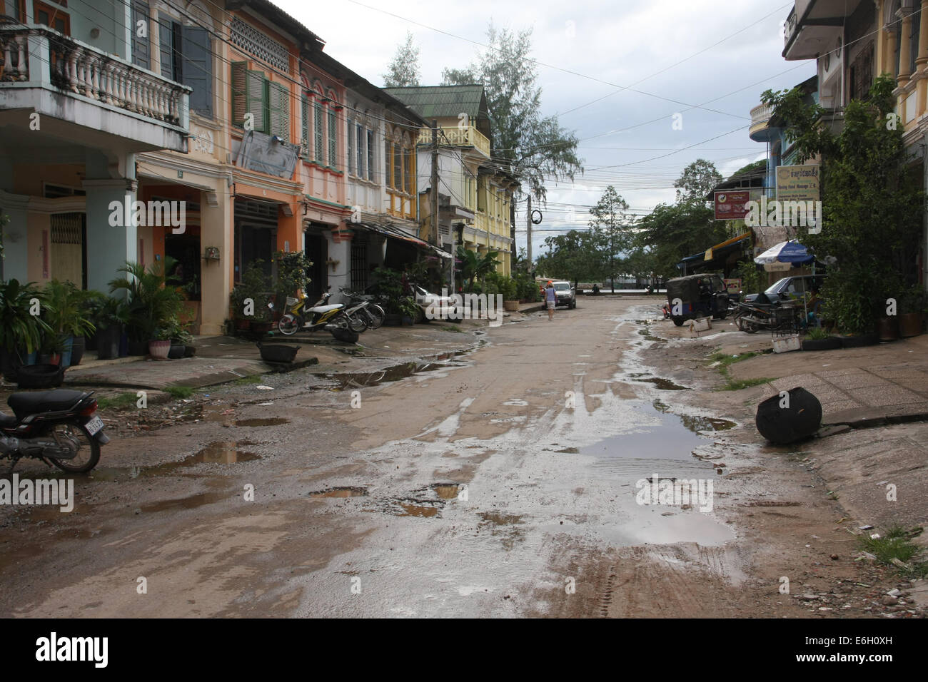 Kampot in Kambodscha Stockfoto