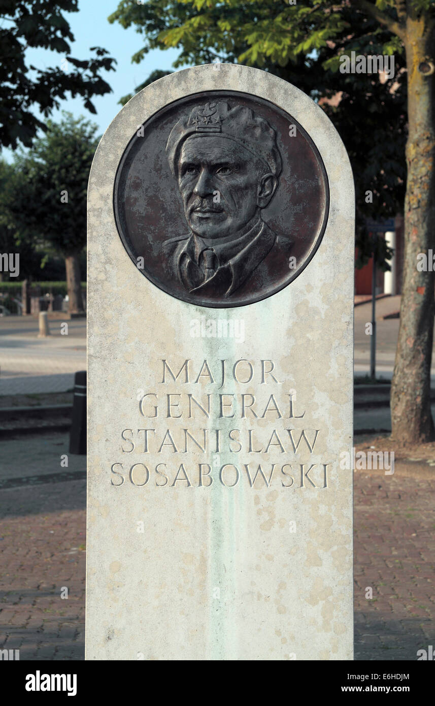 General Sosabowski Memorial in Driel, in der Nähe von Arnheim, Niederlande. Stockfoto