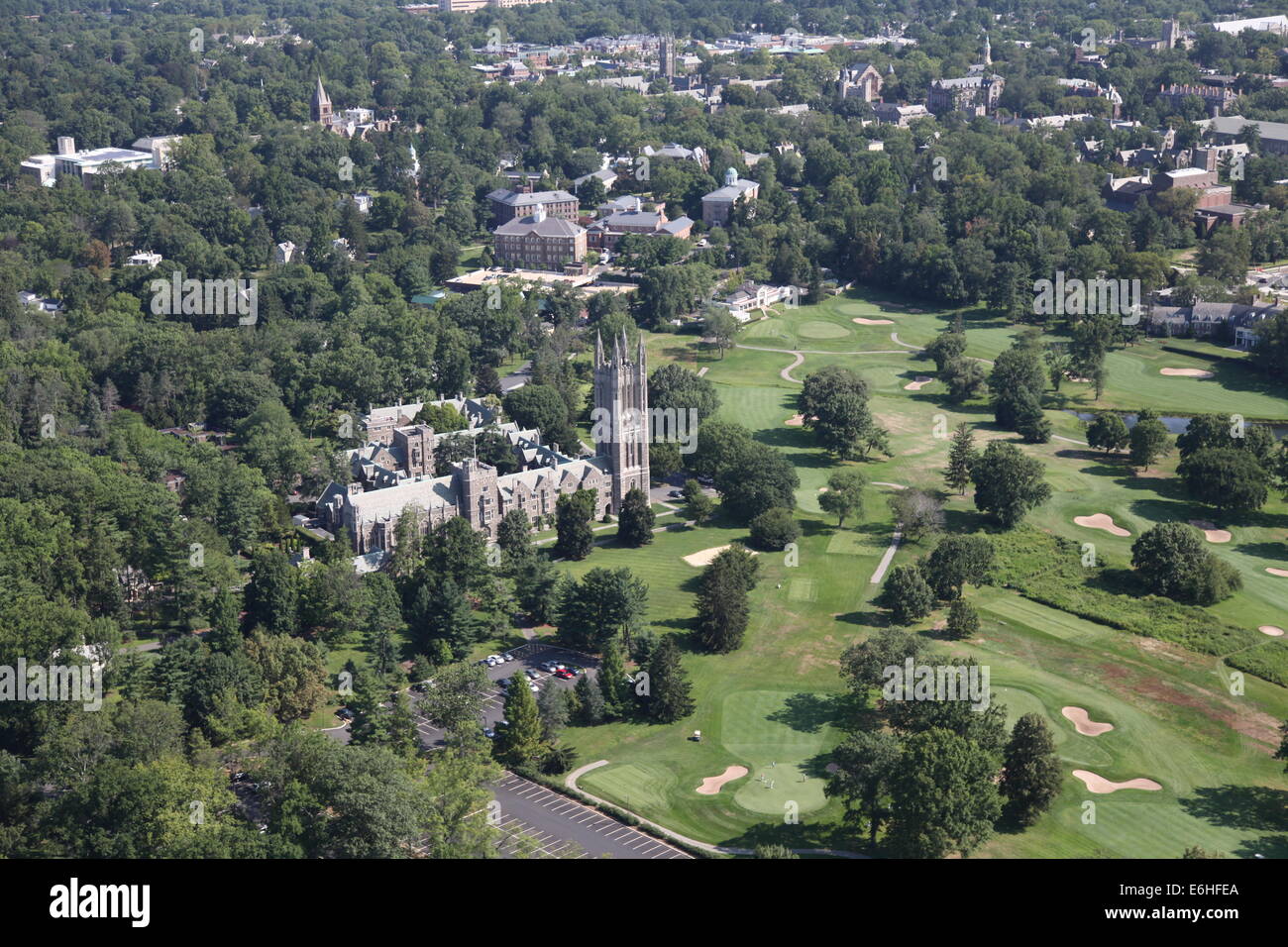 Luftaufnahme von Princeton, New Jersey Stockfoto