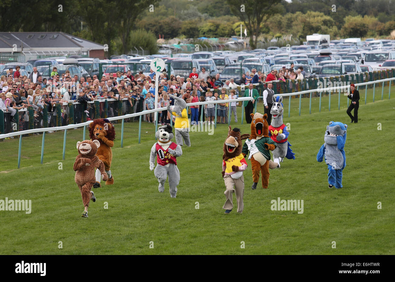 Great Yarmouth, UK. 24. August 2014. Versammlung der Feiertag am Sonntag. Bildnachweis: Aktion Plus Sport/Alamy Live-Nachrichten Stockfoto