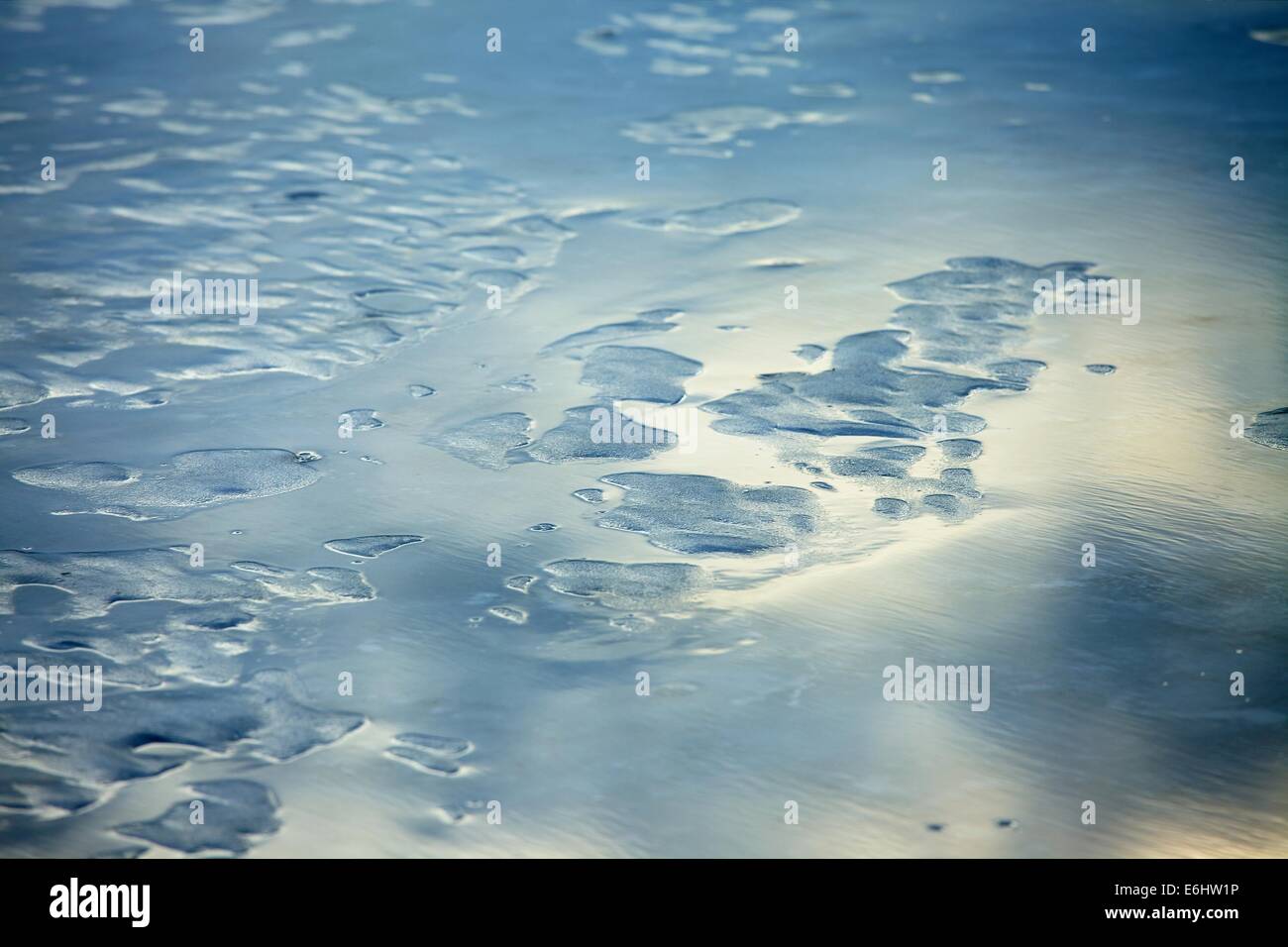 Eisigen See Stockfoto