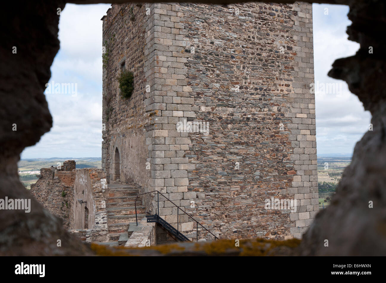 Historischen Schlossturm Stockfoto