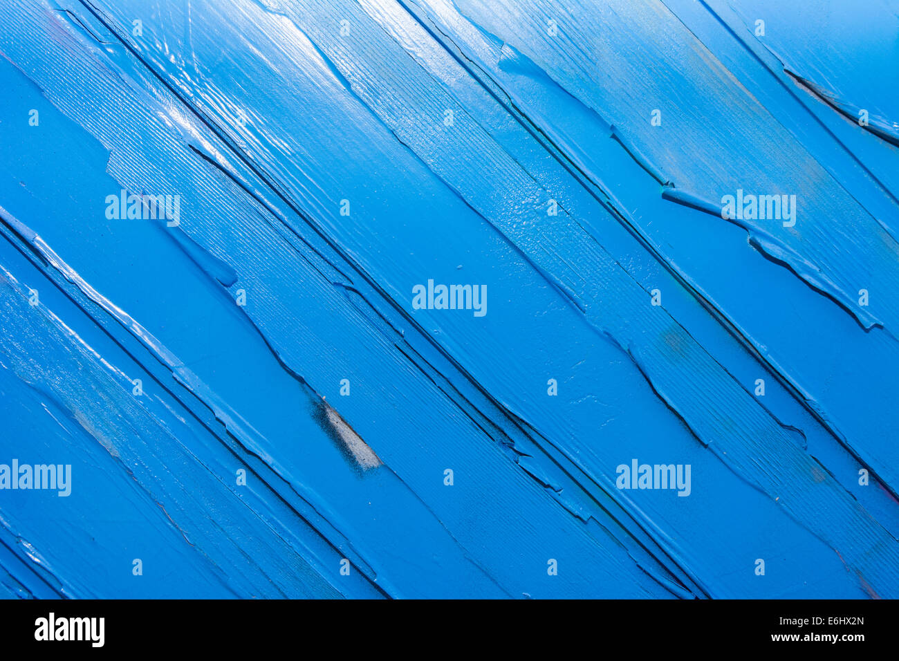 Blaue abgeplatzte Farbe Textur Stockfoto