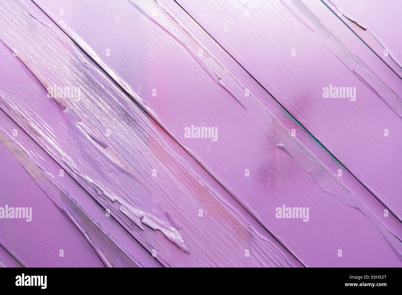 Lila abgeplatzte Farbe Textur Stockfoto