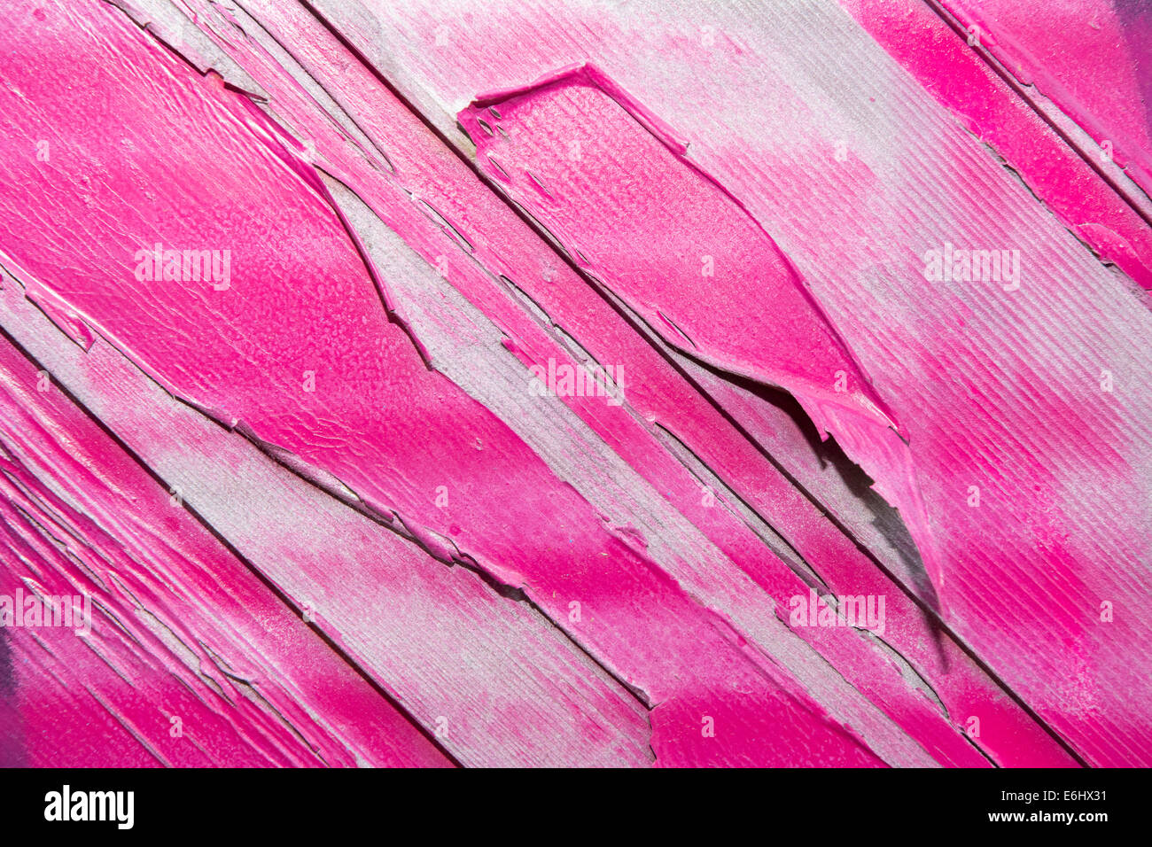 Rosa gechipt Farbe Textur Stockfoto