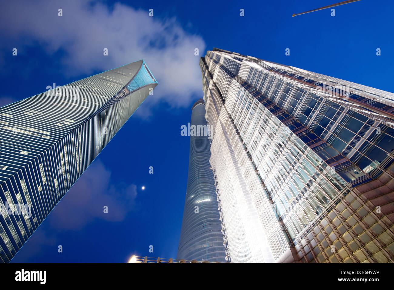 Shanghai, China - 6. August 2014: Eine herrliche Aussicht auf Shanghai 3 höchsten Turm Stockfoto