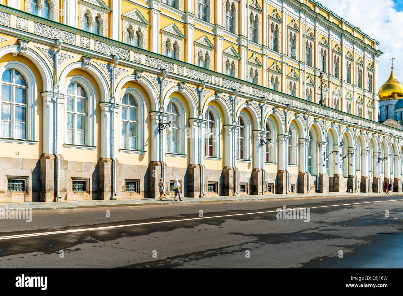 Moskauer Kreml-Tour - 55. Grosser Kremlpalast Stockfoto