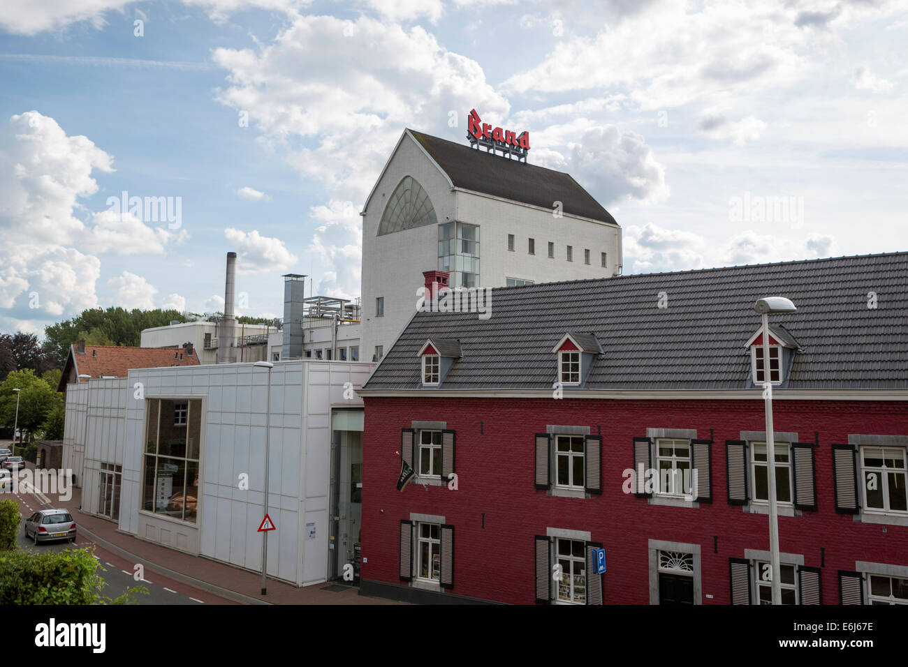 Marke Bier Brauerei außen in Wijlre (Provinz Noord-Limburg), die Niederlande Stockfoto