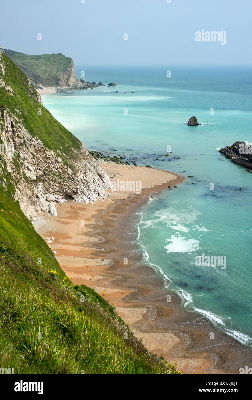 Mann o Krieg Bucht an der Jurassic Coast, Dorset, England, UK Stockfoto