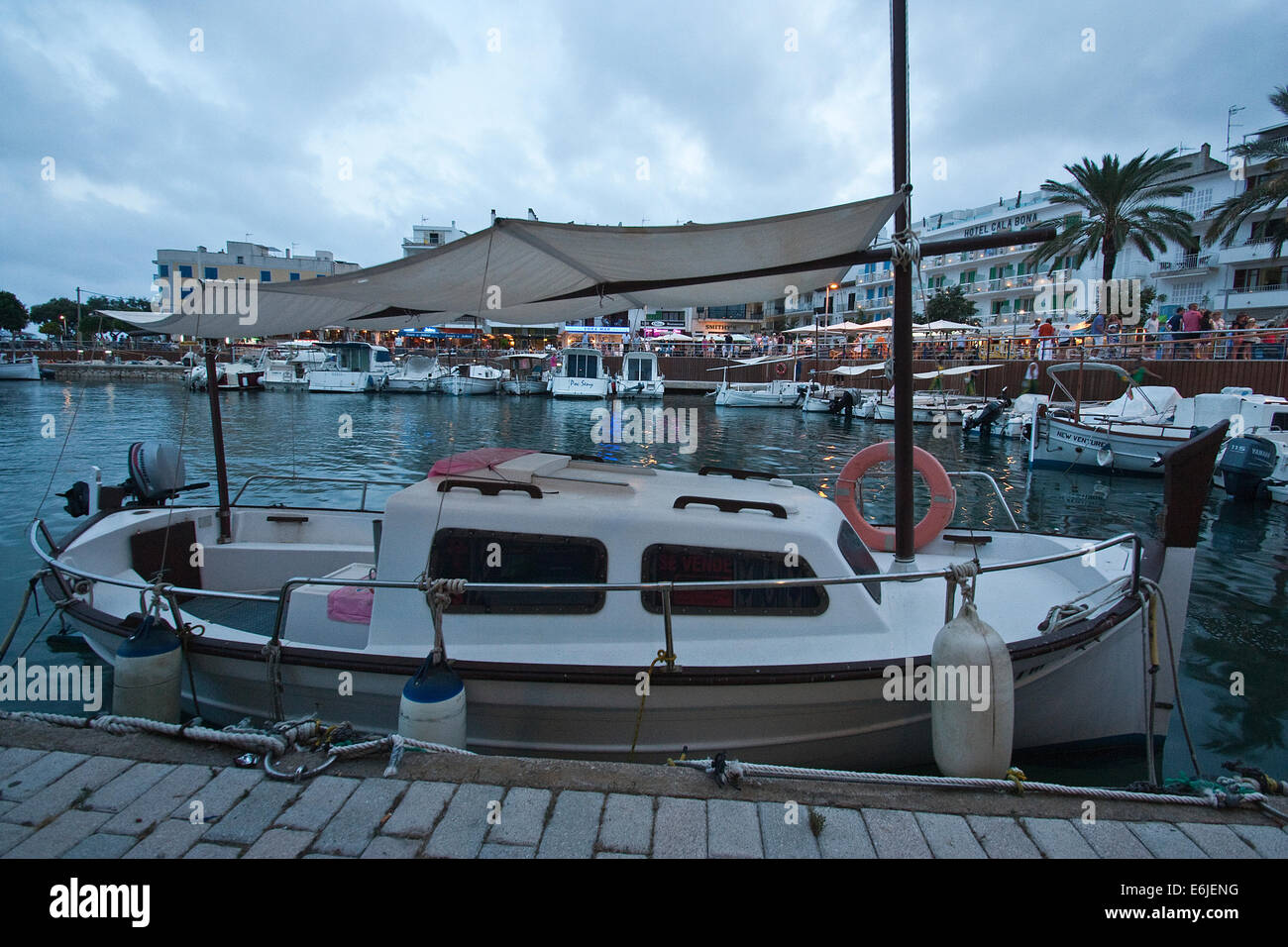 Cala Bona Hafen Stockfoto